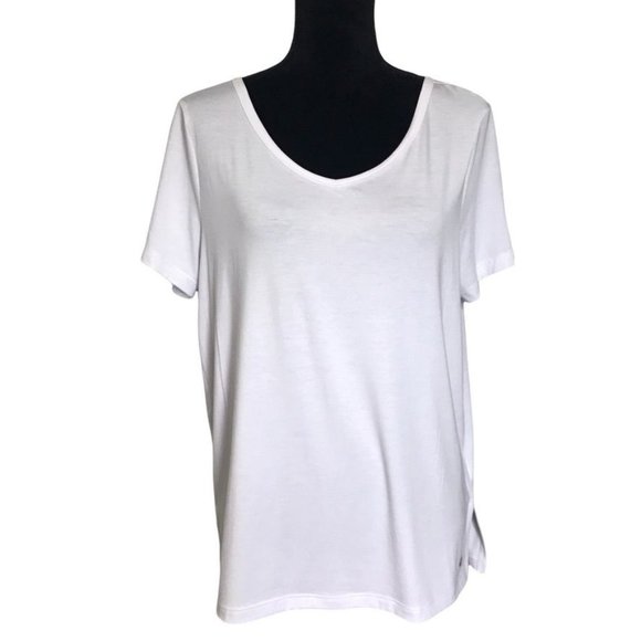 dip Women's Pullover Short Sleeve Top in White - Size Medium - Picture 1 of 5